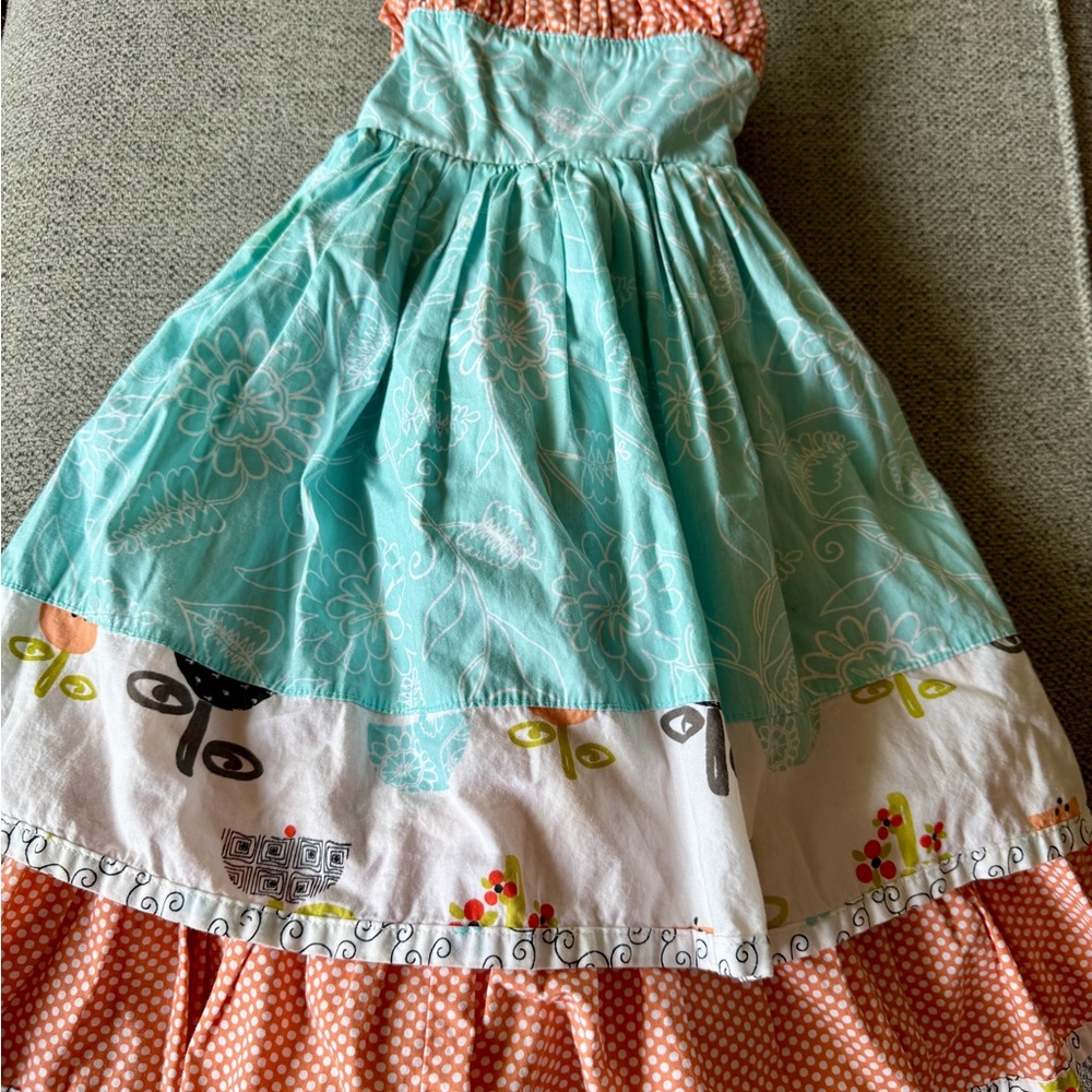 Jelly The Pug Colorful Floral Sundress